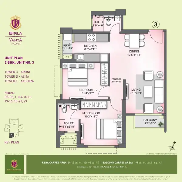 birla vanya kalyan floor plan